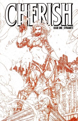 Cherish #1 cover R Booth fiery red 10 copy FOC incentive variant vigilante