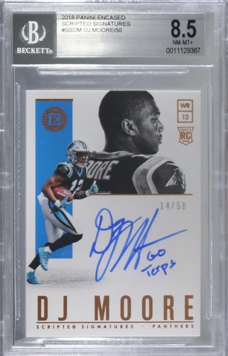 2018 Panini Encased D.J. Moore #SS-DM