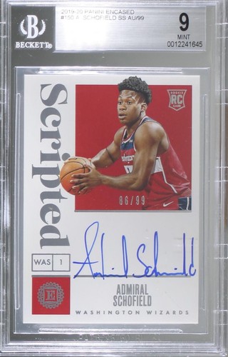 2019-20 Panini Encased - Admiral Schofield #150