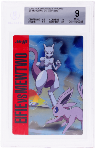 2002 Pokemon Meiji Promo Mewtwo Vs Espeon #5 BGS 9 | eBay