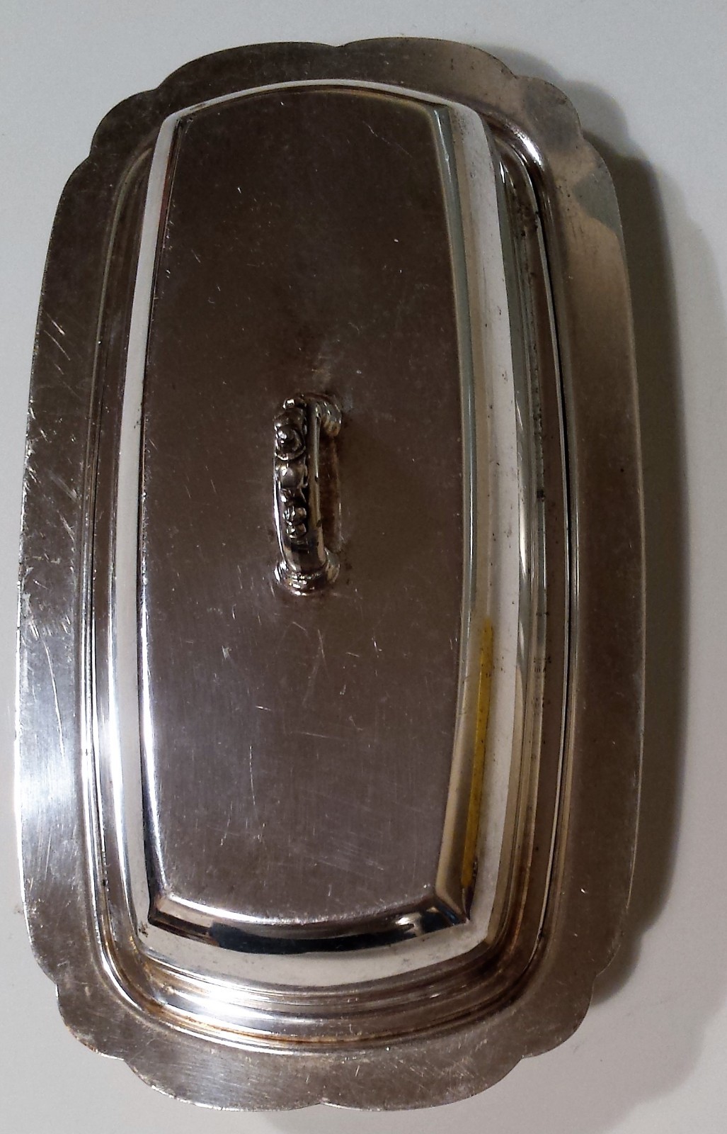 PILGRIM  SILVERPLATE BUTTER DISH W/ LID #70