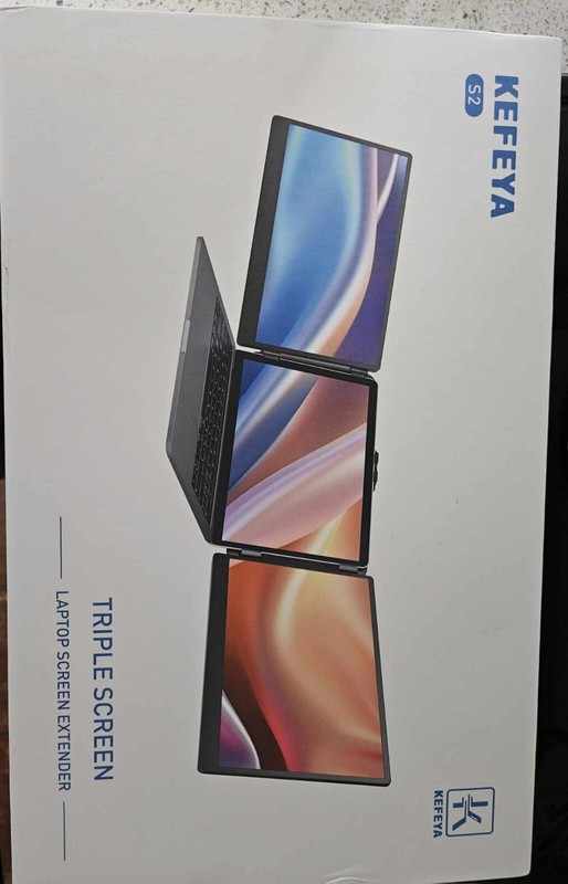 🎉Kefeya S2 Tripple Laptop Screen Extender 14" 1080P FHD 13"-17.3