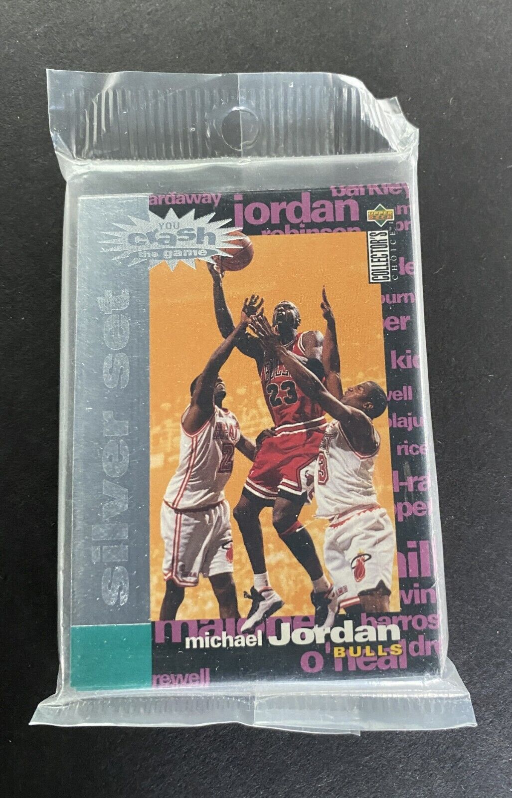 MICHAEL JORDAN 1995-96 Upper Deck COLLECTOR'S CHOICE CRASH MICHAEL JORDAN 1995-96 Upper Deck COLLECTOR'S CHOICE CRASH