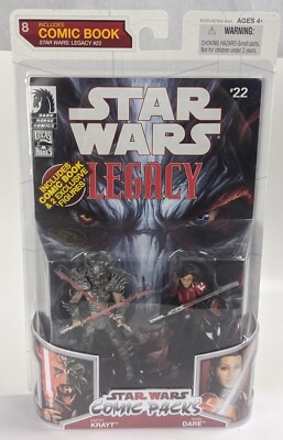 Star Wars 2-Comic Pack - Darth Krayt and Sigel Dare Action Figure Set Sealed