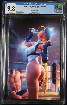 CGC 9.8 NM/M Street Fighter Master: CAMMY #1 TIAGO DA SILVA VIRGIN +COA LTD 500