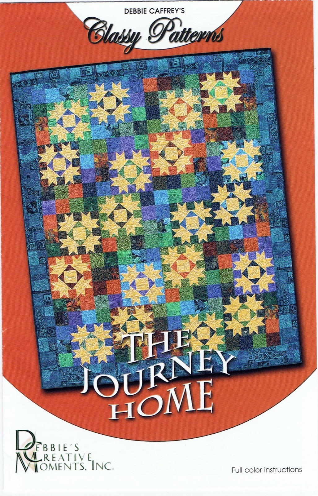 Fat Quarters Quilt Pattern Journey Home Debbie Caffreys Creative Moments 70X85