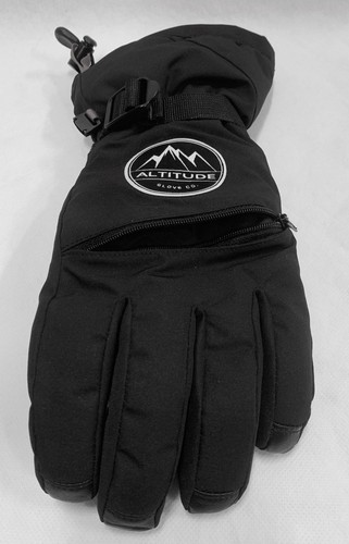 ​ALTITUDE “SUMMIT” WINTER SKI SNOWBOARD GLOVES 3M THINSULATE (BLACK) LARGE