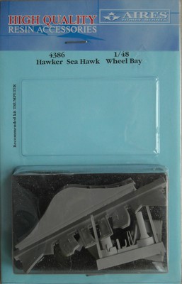 Aires 1/48 4386 Hawker Sea Hawk Wheel Bay for Trumpeter Kit