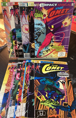 THE COMET #1-18 + ANNUAL IMPACT DC 1991 WAID COMPLETE HG SET