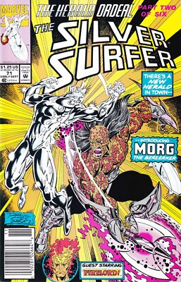 Silver Surfer #71 Newsstand Cover Marvel Comics