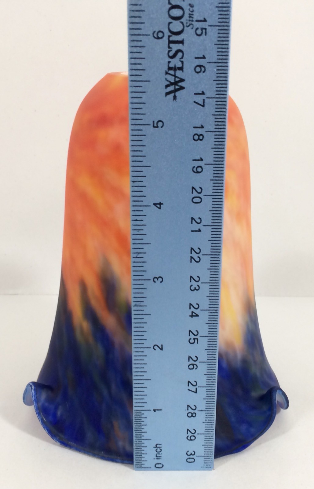 Deco Glass Tulip Lily Lamp Shade 5 1/2