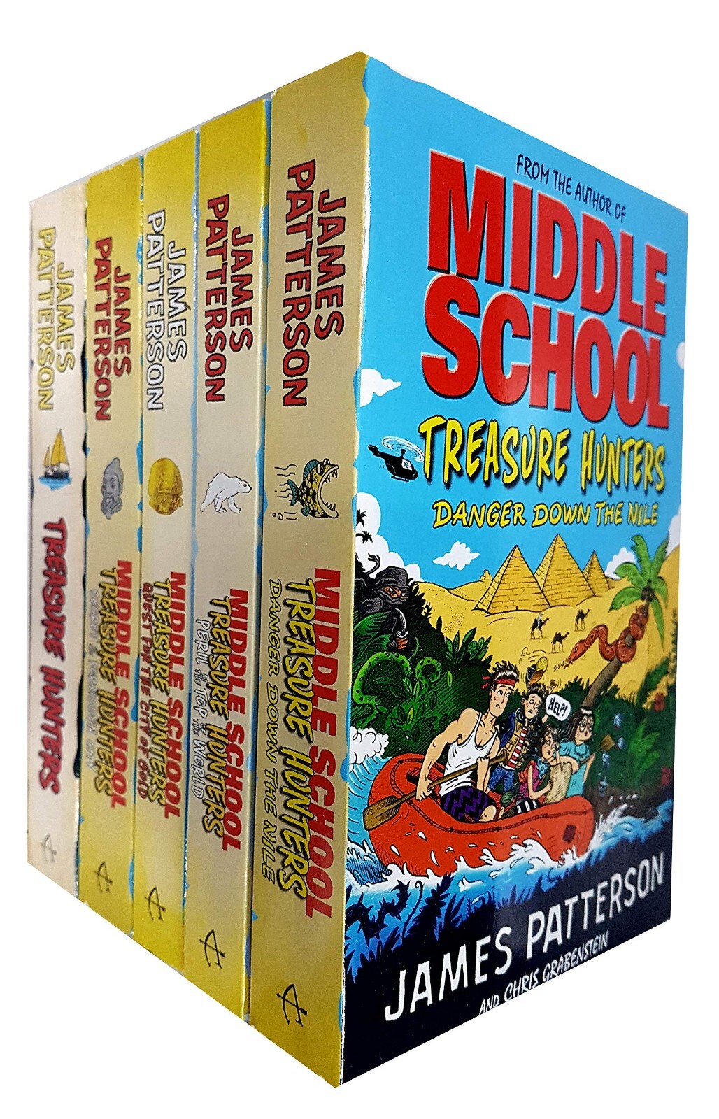 Middle School: Treasure Hunters 5冊セット Middle School Treasure Hunters Series 5 Books Set (Treasure