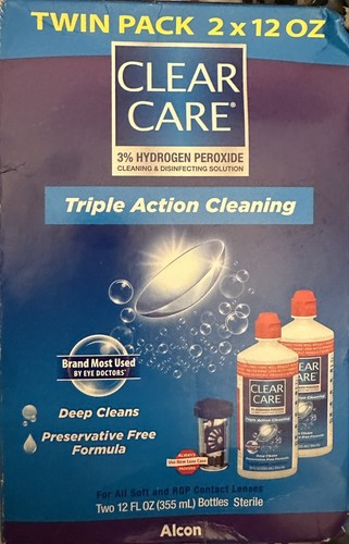 With Lens Case, Twin Pack, 12-ounces Each