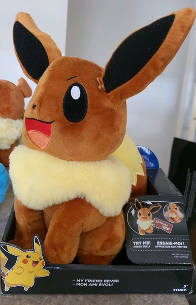 my friend eevee talking plush