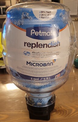 Petmate Replendish Gravity Waterer Replacement Jug 1 Gallon
