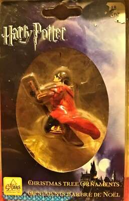 Harry Potter Retired LE  EXMAS 2.5'' Christmas Ornament / QUIDDITCH HARRY / MINT