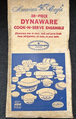 NIB Sealed Lady Cornellia 38 Piece Ovenware Cook N Serve Ensemble Baking Dishes