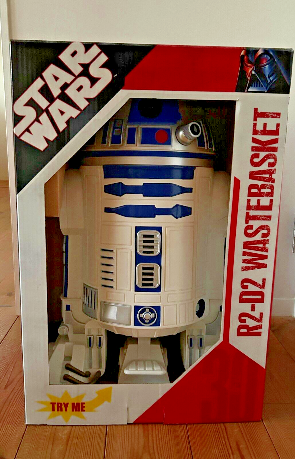Heart Art Collection R2-D2 Wastebasket Starwars Trush Can R2