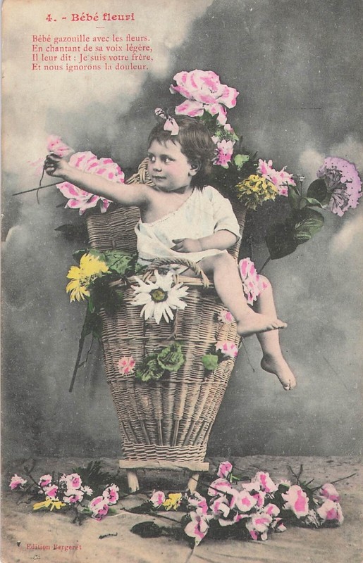 Cp Bergeret Bebe Fleuri - 4 - 61599