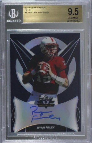 2019 Leaf Valiant Ryan Finley #BA-RF1