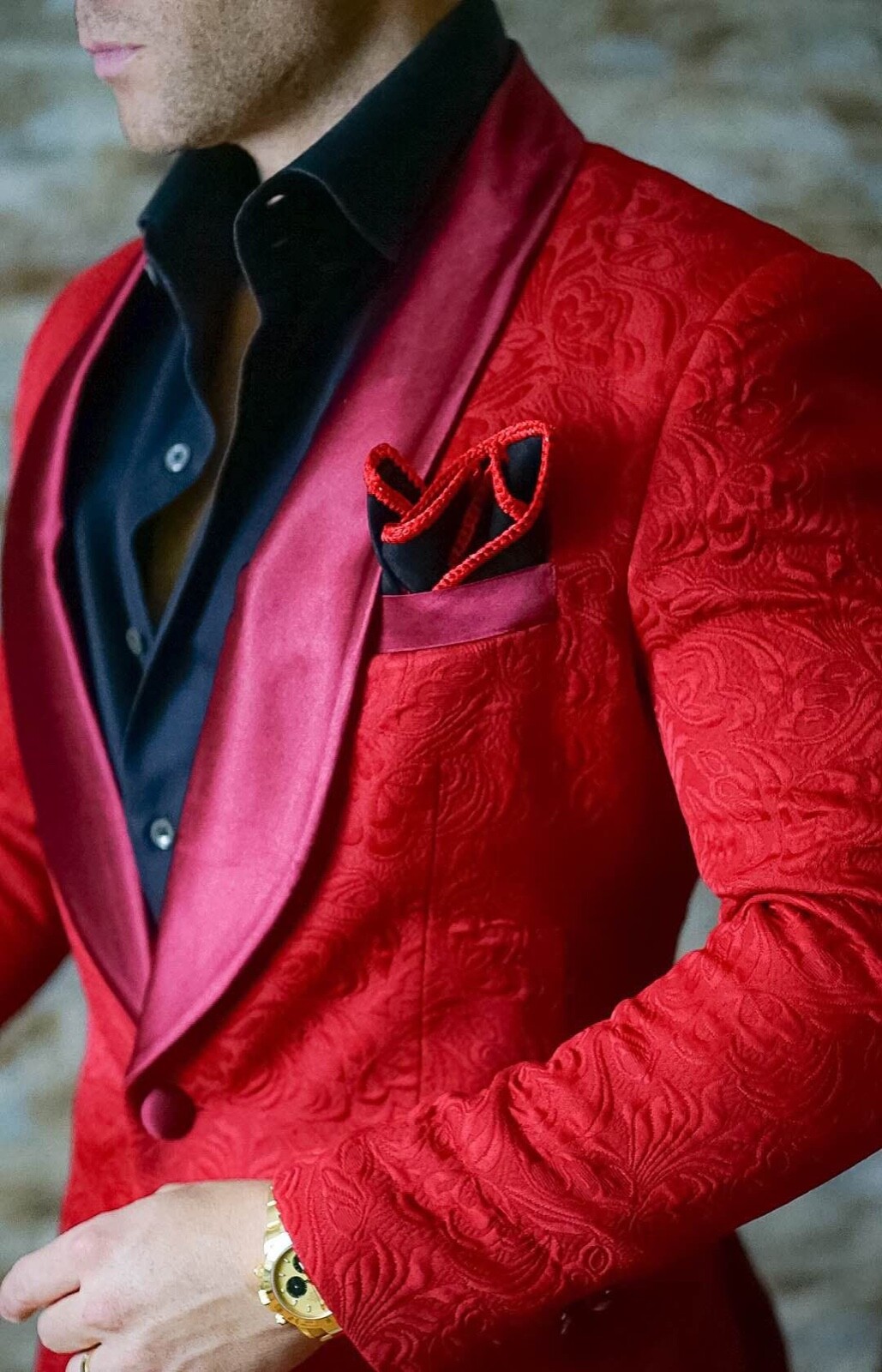 Sebastian 限定品 tailored jacket setup M Sebastian Cruz Couture Red Paisley Dinner Jacket | eBay