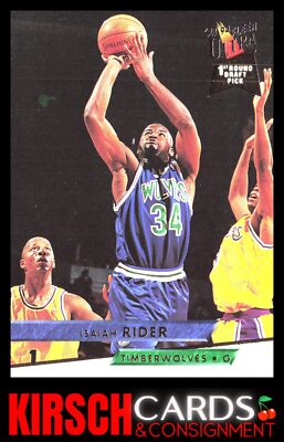 Isaiah Rider 1993-94 Ultra #292 Minnesota Timberwolves