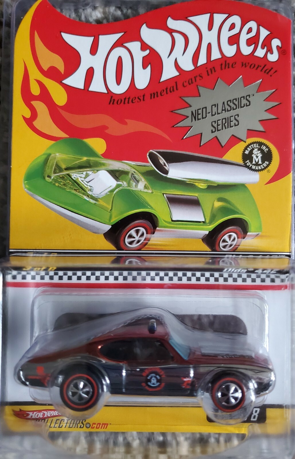 Hot Wheels Redline RLC Neo Classics Series 8 3/6 Olds 442 Hot Wheels Redline RLC Neo Classics Series 8 3/6 Olds 442
