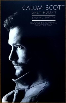 CALUM SCOTT Only Human Ed New RARE Tour Poster Display! Pop Soul Bridges