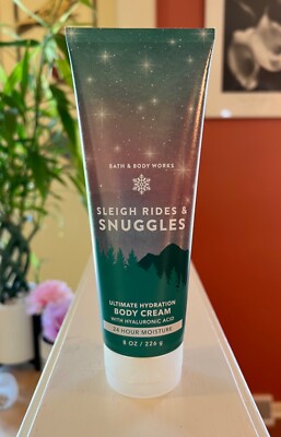 NEW Bath & Body Works 24Hr ULTIMATE HYDRATION BODY CREAM Sleigh Rides & Snuggles