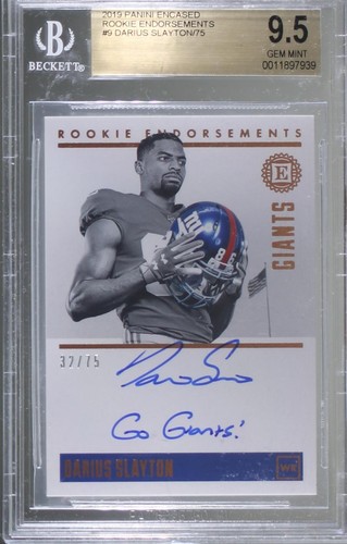 2019 Panini Encased Darius Slayton #RE-DSL