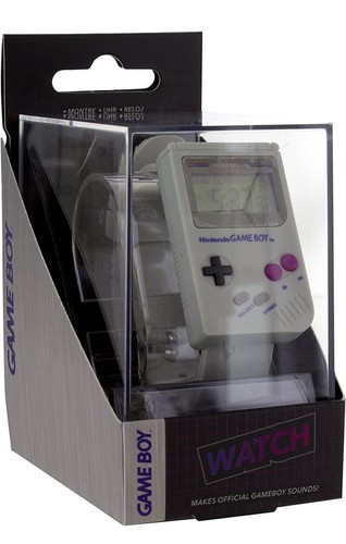 Officially licensed Nintendo Game Boy watch with Game Boy sounds. Brand ...