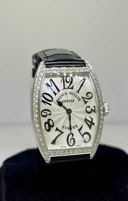 Franck Muller Cintree  Curvex Ladies Diamond Quartz Watch 2852QZDPACE Brand New