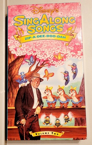 Disney Sing Along Songs Zip-A-Dee-Doo-Dah VHS Volume 2 | eBay