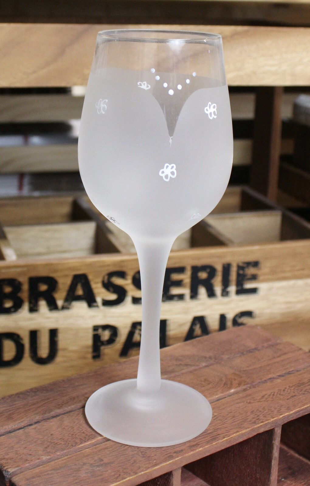 Bride and Groom Frosted Wine Toasting Goblets Tux and Gown Gift Keepsake