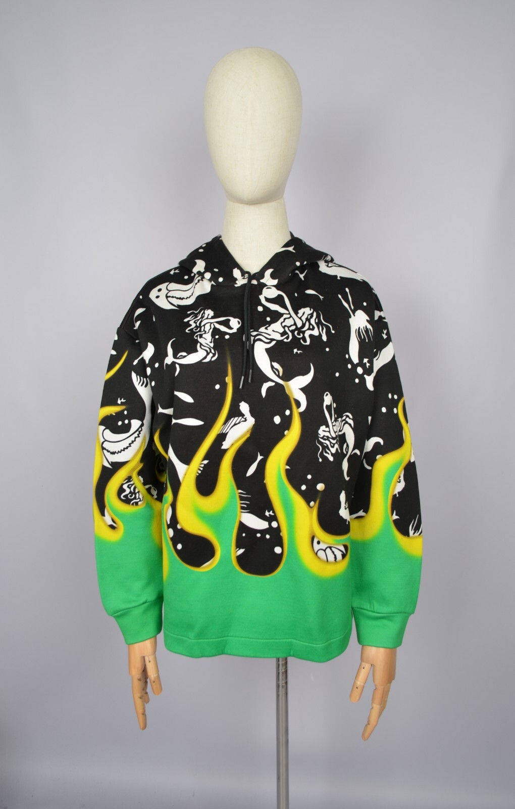 トップス Prada Mermaid Flame Padded Nylon Shirt Prada Mermaid Flame Padded Nylon Shirt