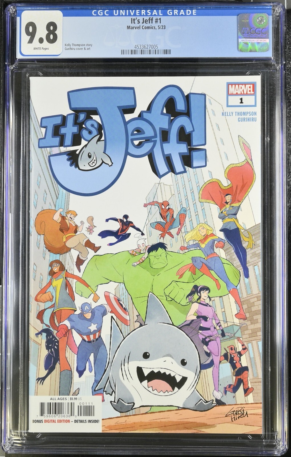 Its Jeff #1 CGC 9.8 Cover A 1st Print Gurihiru Thompson