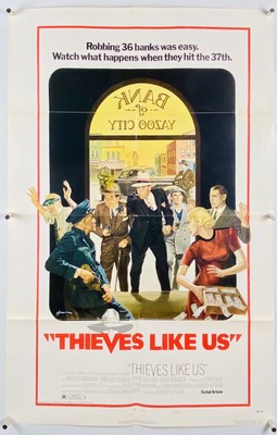THIEVES LIKE US Movie Poster (Fine+) One Sheet 1974 Bank Robbery 26255