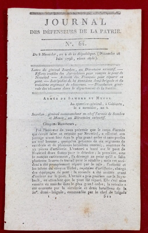 Neuwied Allemagne DÃ¼Sseldorf 1796 Chouans Dans La Sarthe Watrin RÃ©Volution