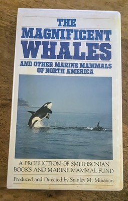 Vintage 1988 The Magnificent Wells And Other Marine Mammals Of North America VHS