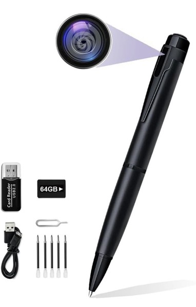 Hidden Cam Pocket Pen Camera 1080P HD 64GB Mini Video Recorder DVR Security USB - Image 85