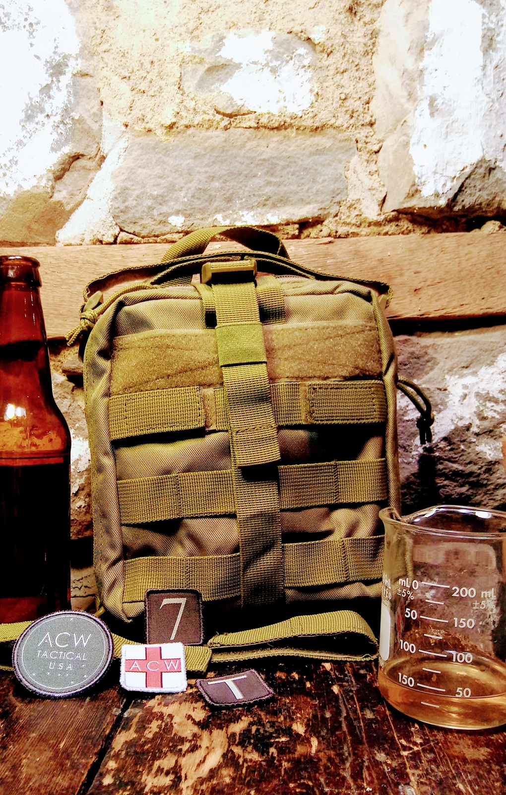 EDC Emergency Kit Survival Pack Bag First Aid Macgyver ACW Tactical