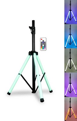 American DJ CSL100 Color Stand LED Tripod Speaker Stand w/Color LED's + Remote