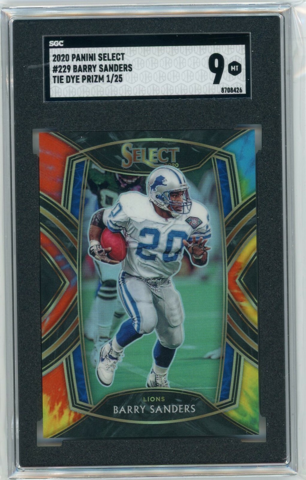 2020 Panini Select Football Club Level Tie-Dye Prizm 229