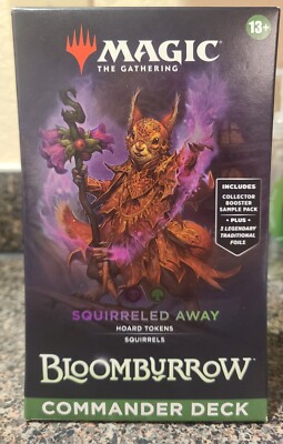 Magic The Gathering Bloomburrow Squirreled Away Commander Deck Sealed New MTG
