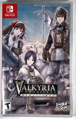 VALKYRIA CHRONICLES REMASTERED New NINTENDO SWITCH Game Limited Run #254 ESRB