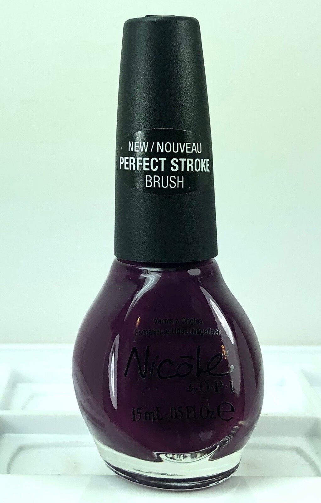 Nicole nail polish by OPI The Grape Debate - creme rich eggplant purple