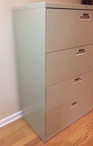 HON 4-Drawer Lateral Metal File Cabinet ??