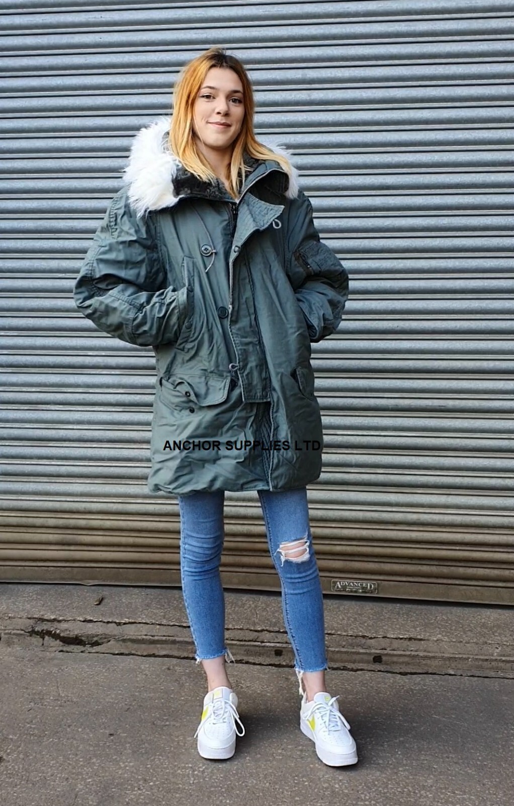 Genuine Vintage USAF Air Force N-3B Extreme Cold Weather Parka 