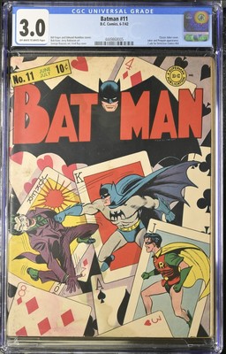 Batman #11 (DC Comics June-July 1942) CGC 3.0 OW/W