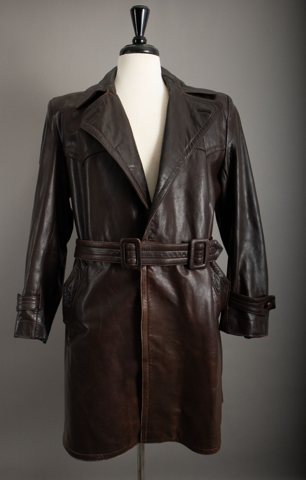 ジャケット・アウター Vtg TENDERROIN horse leather combi coat Vtg TENDERROIN horse leather combi coat